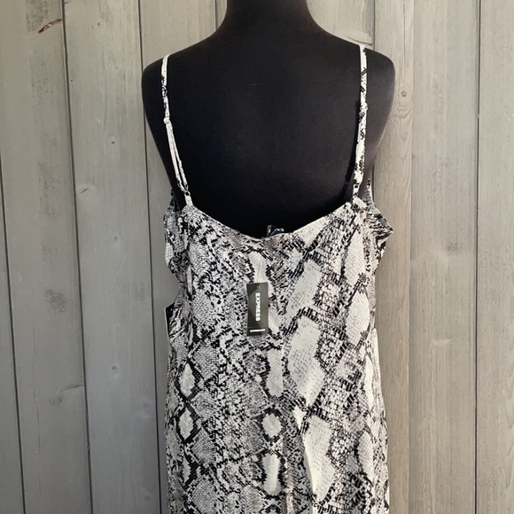 Express Snake Print Slip Dress - Picture 4 of 4